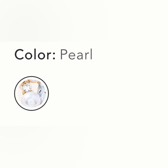 Anthropologie pearl Cluster Crystal drop Earring - Picture 7 of 11